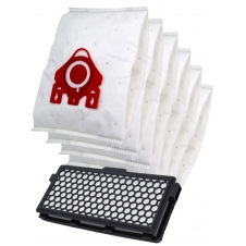 Sada HEPA filtr pro MIELE FJM, SF-AH50, SF-AA50 a 3D sáčky 1+6ks