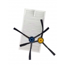 Kartáčky a HEPA filtr pro MIDEA M9, ETA Aurum 5241/6241 sada 2+1ks